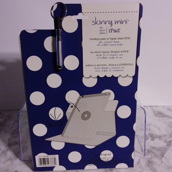 iPad Air Skinny Mini 360° Compact Case & Stylus - Picture 3 of 3